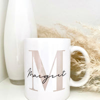 LATTE INITIAL MUG