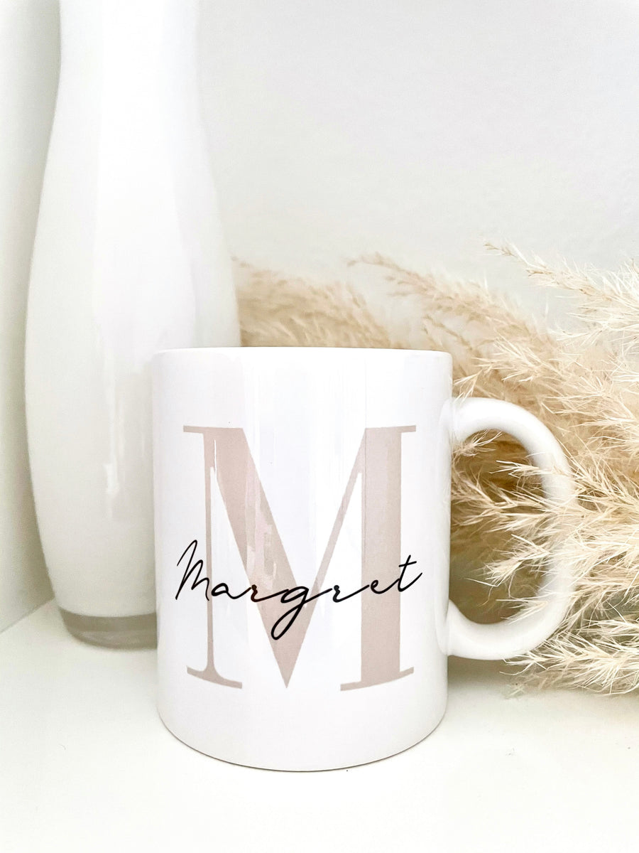 LATTE INITIAL MUG