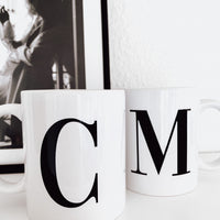 CLASSIC LETTER MUG