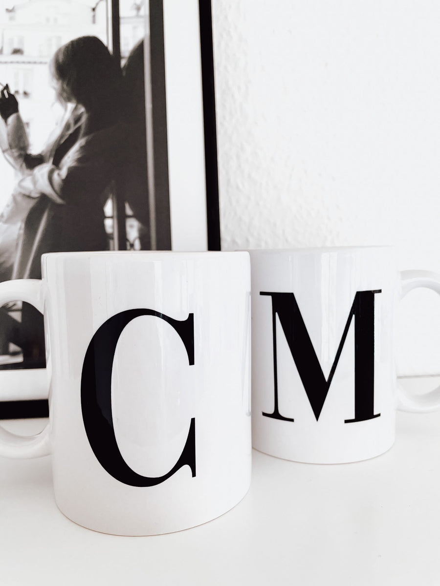 CLASSIC LETTER MUG