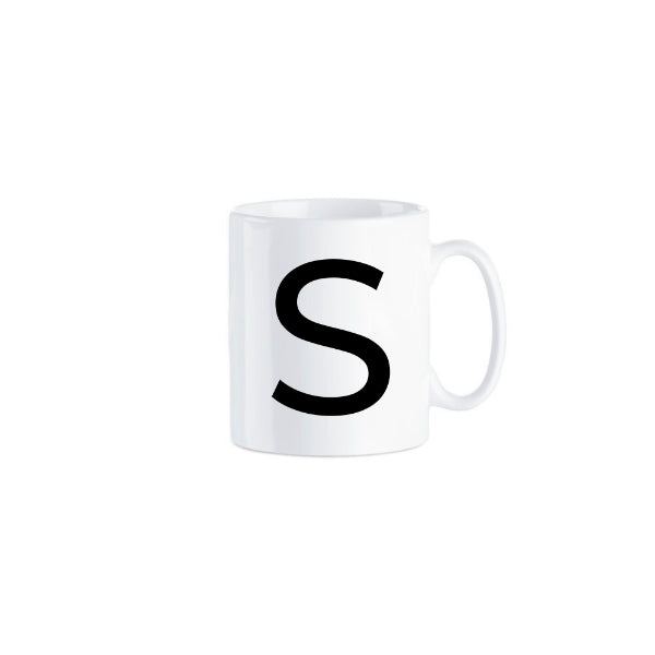 MODERN LETTER MUG